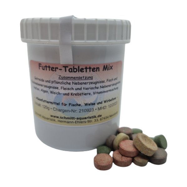 Futter-Tabletten-Mix 50g