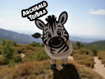 ToiBra Archibald Toilettenpapierhalter Zebra WC